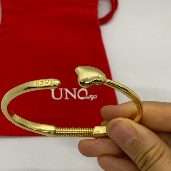 UNO de 50 Bracelet FOREVER BRACELET Heart Amor Emotions Bracelet Gold-plated - Picture 4 of 9